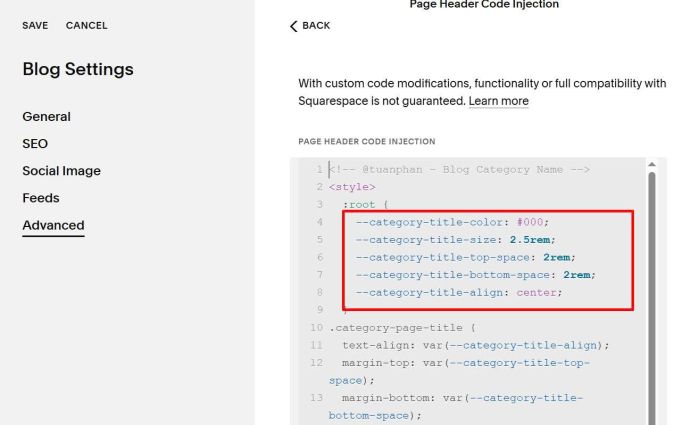 Blog category page name 5