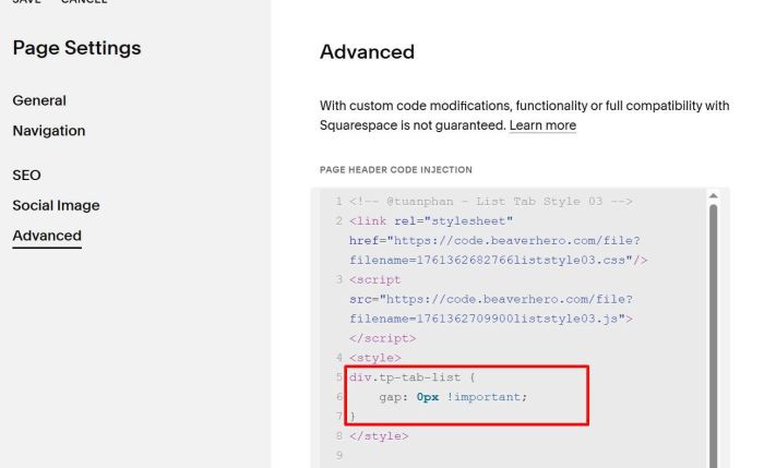 (free) list style tab 03 5