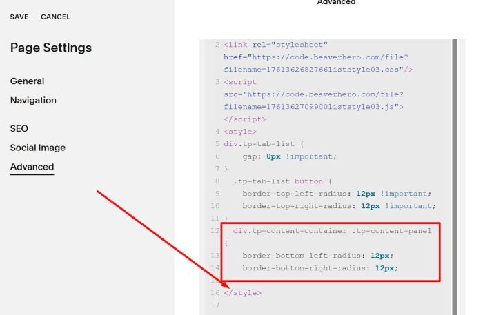 (free) list style tab 03 9