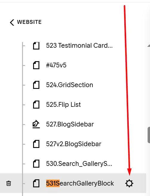 Gallery block search 2