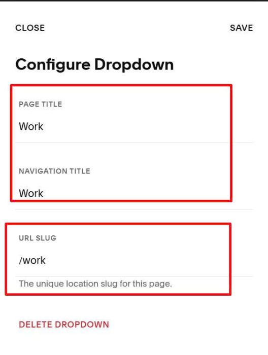 Portfolio header navigation 5