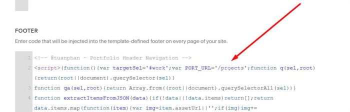 Portfolio header navigation 7