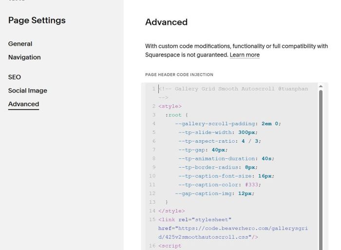 (free) gallery grid smooth autoscroll 1