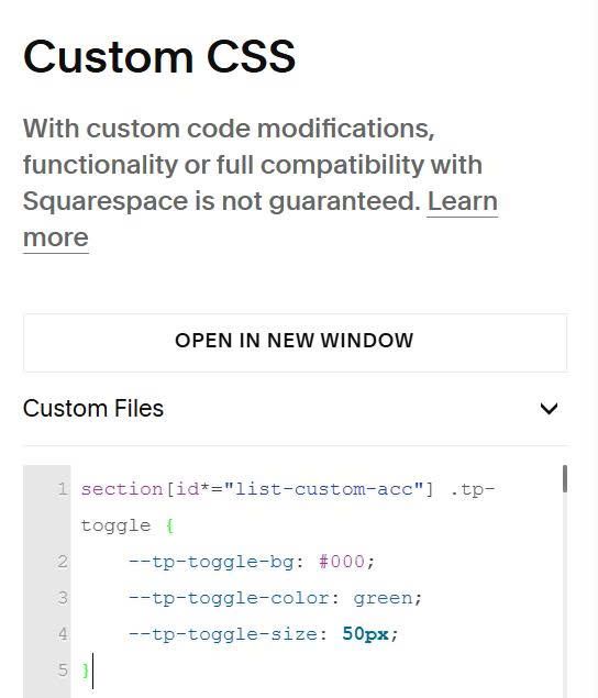 List custom accordion 9