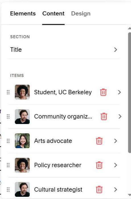 List to custom accordion 7