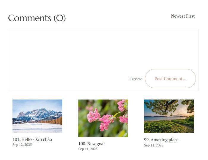 Move comment above summary block 5