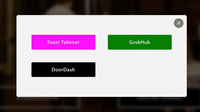 Online orders popup 1