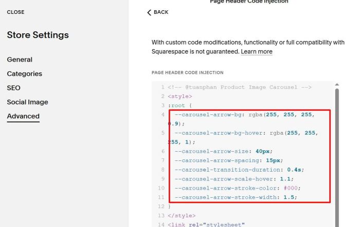 Product image carousel 9