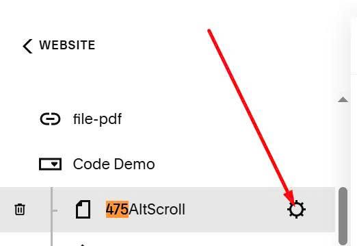 Alternating Scroll