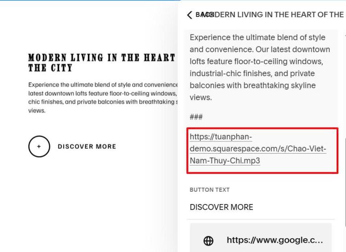 Audio horizontal slideshow 7
