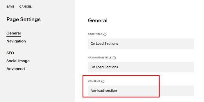 (Free) Different Section on Page Load