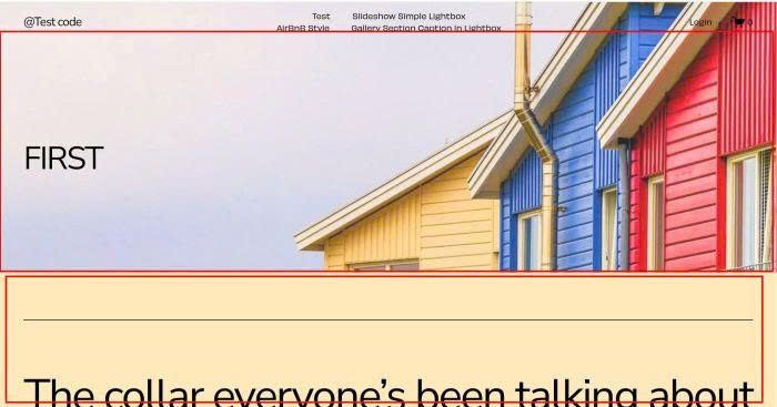 (Free) Different Section on Page Load