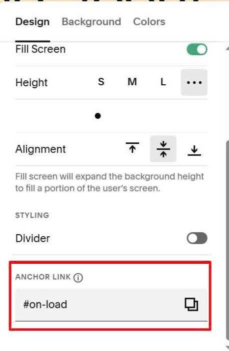 (Free) Different Section on Page Load