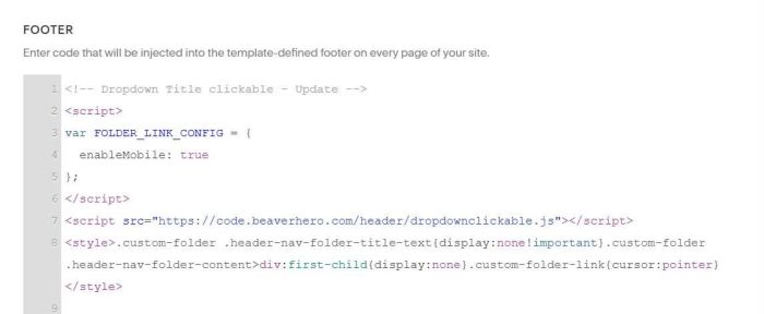 (Free) Dropdown Title Clickable