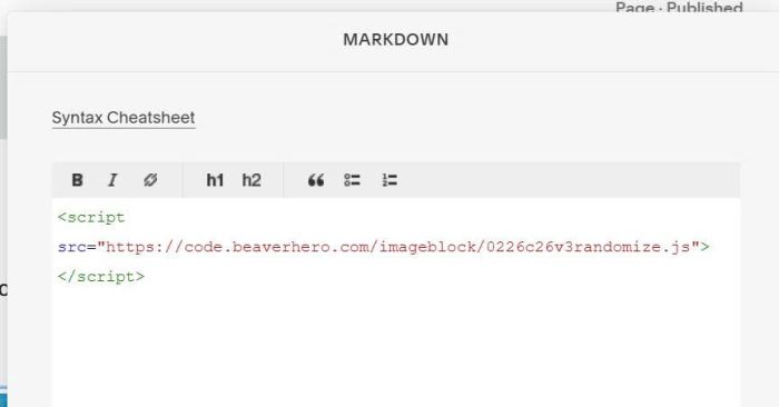 (Free) Randomize Image Block on Load