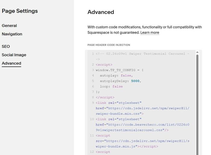 (Free) Swiper Testimonial Carousel
