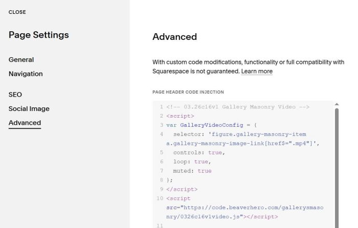 03.26c16v1 Gallery Masonry Video