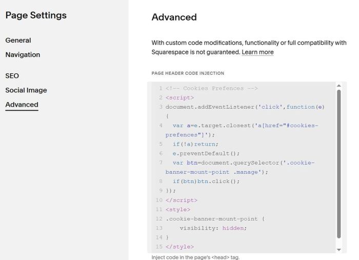 03.26c24v1 Button for Cookies Preferences Popup