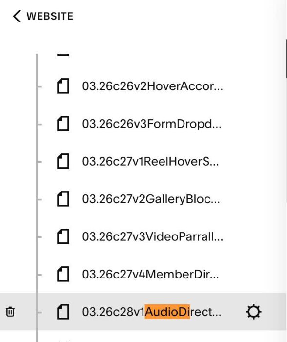 03.26c28v1 Audio Directory