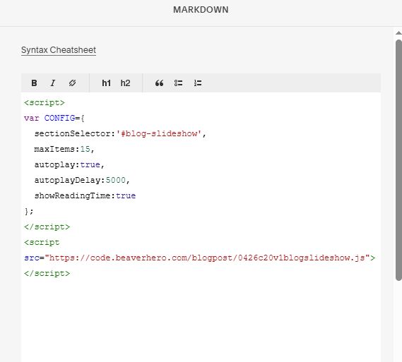 04.26c20v1 Blog Slideshow (Sync List Carousel)