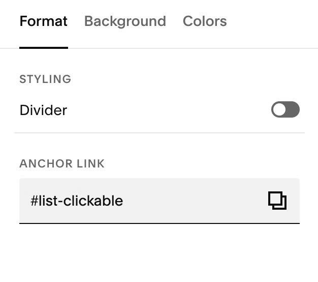 05.26c22v1 List Simple Clickable