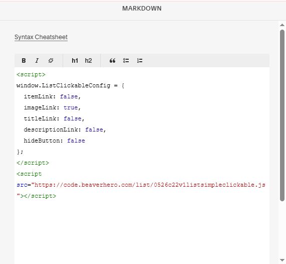05.26c22v1 List Simple Clickable
