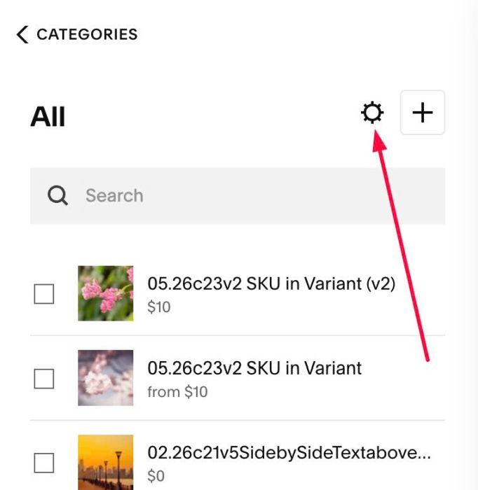 05.26c23v1 SKU in Product Variants