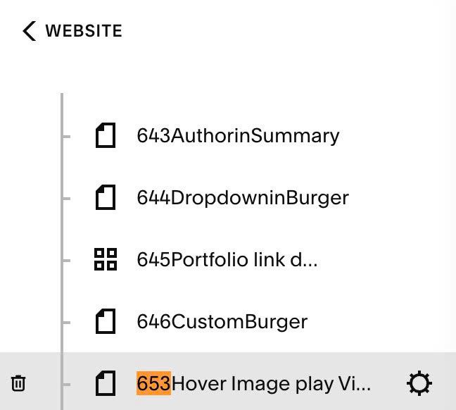 653 Play Video on Image Hover