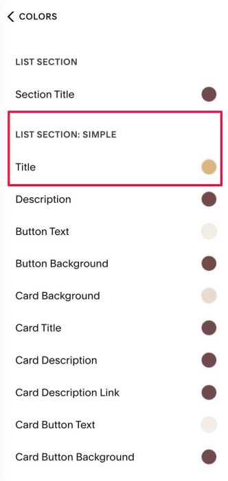 Custom List v1