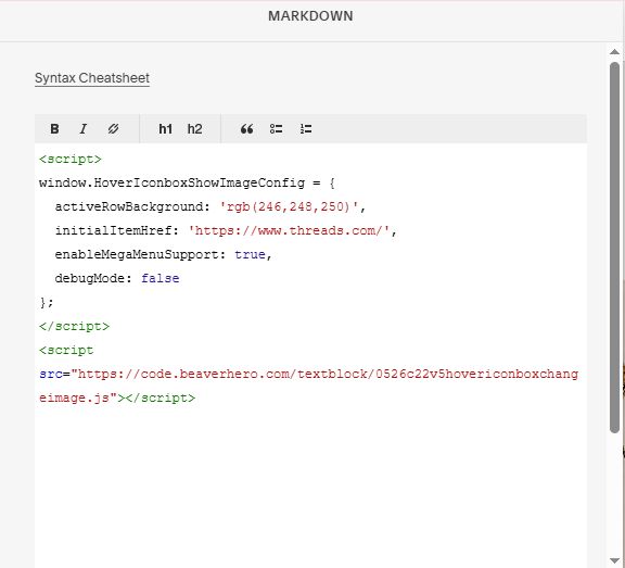 Hover Icon box change image