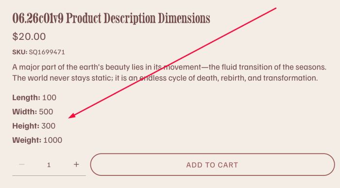 06.26c01v9 Product Description Dimensions
