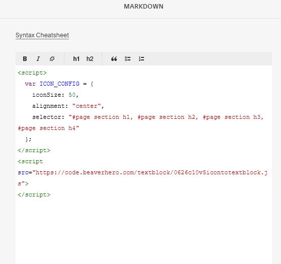 06.26c10v5 Add Icon to Text Block