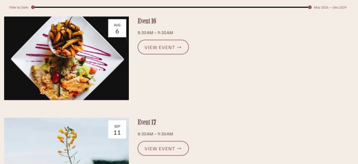 06.26c11v1 Event Page Date Filter