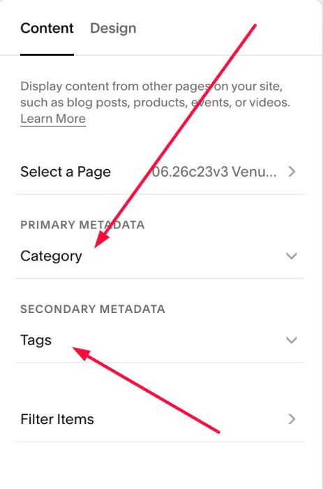 06.26c24v3(2) Summary Block Filter (Category Tags)
