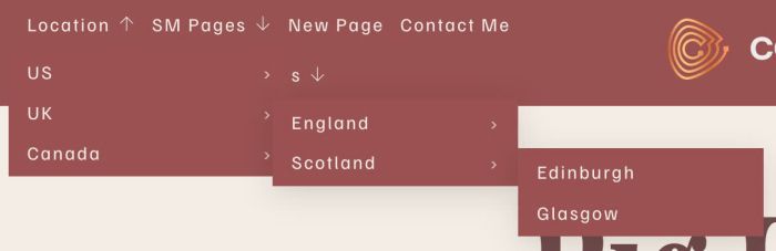 06.26c25v1 (v2) Third Level Dropdown Menu