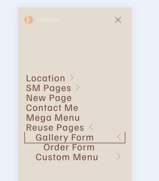 06.26c27v2 Mobile Dropdown Menu (2 levels)