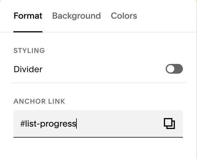 06.26c28v4 List Progress Bar