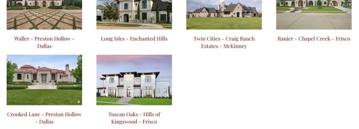 Bella custom homes