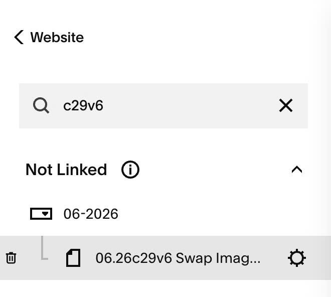 06.26c29v6 Swap Image on Hover