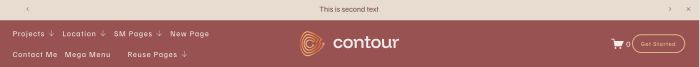 07.26c01v10 Carousel Scrolling Announcement Bar