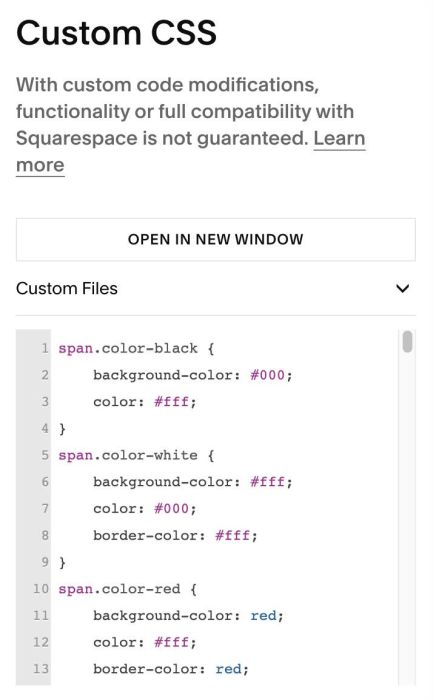 07.26c01v12 Variant Colors under Summary Block