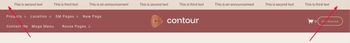 07.26c04v4(v2) Scrolling Text in Announcement Bar