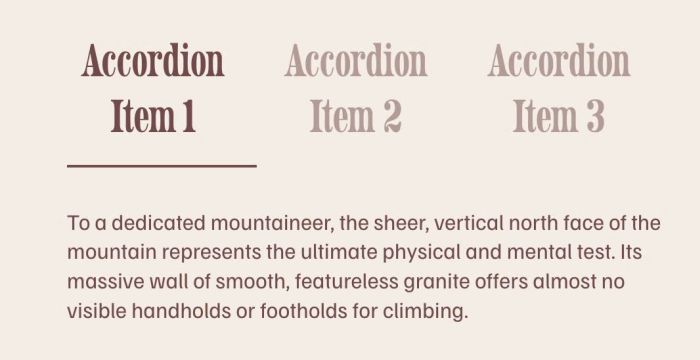07.26c05v5 Horizontal Accordion Block