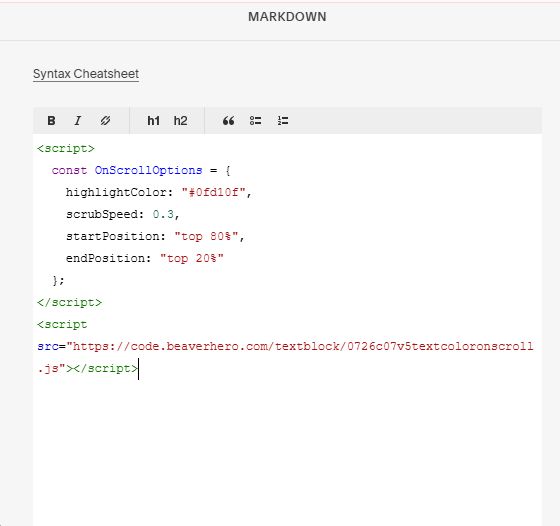 07.26c07v5 Change Text Color on Scroll