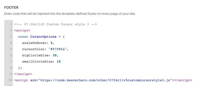 07.26c11v5 Custom Cursor style 3