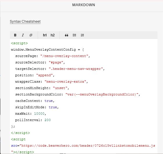 07.26c15v1 Add Links to Mobile Menu Overlay