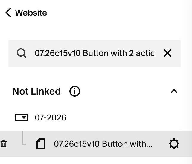 07.26c15v10 Button with 2 actions