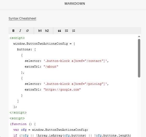 07.26c15v10 Button with 2 actions