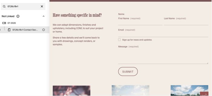 07.26c18v1 Contact Section to Every Product Page