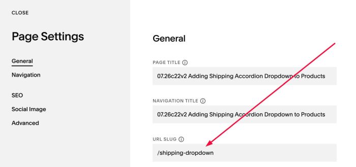 07.26c22v2 Adding Shipping Accordion Dropdown to Products